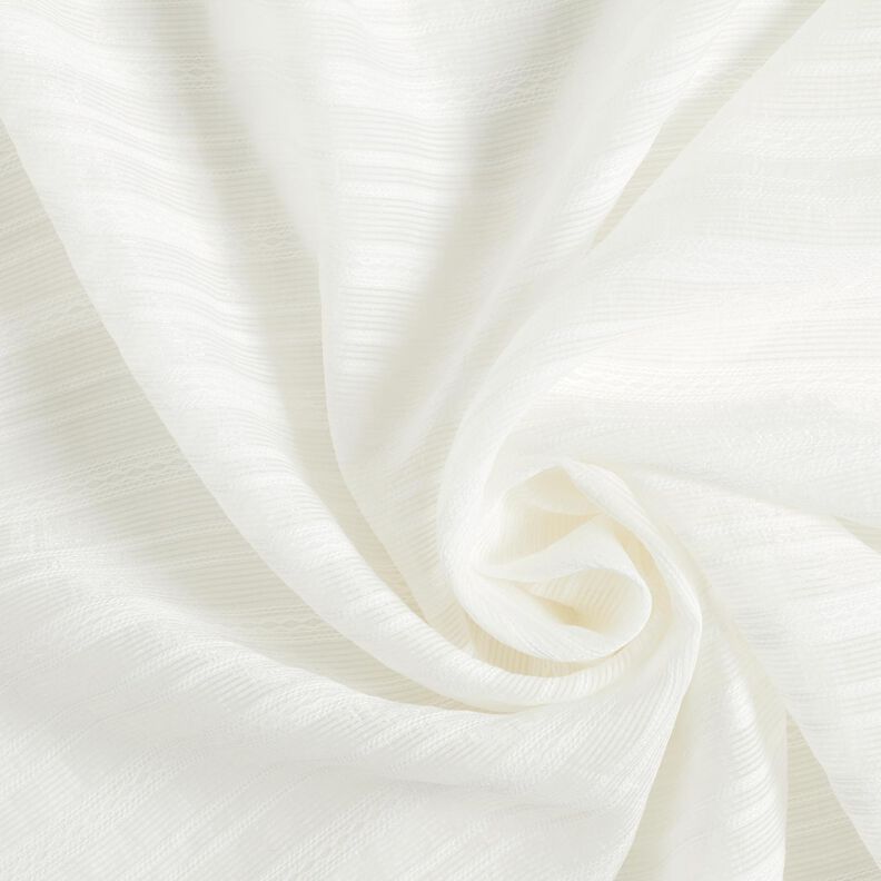 Lichte blousestof met transparante strepen – wit,  image number 3