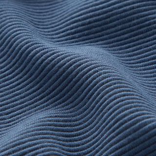 Ottomaanse ribjersey effen – jeansblauw, 