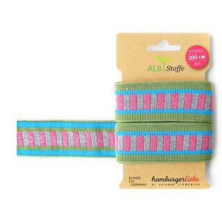 GOTS Biologische boordstof STRIPE ME ICON [200 cm | 3,5 cm] | Albstoffe | Hamburger Liebe, 