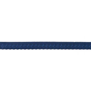 Elastische boordstrook Kant [12 mm] – marineblauw, 