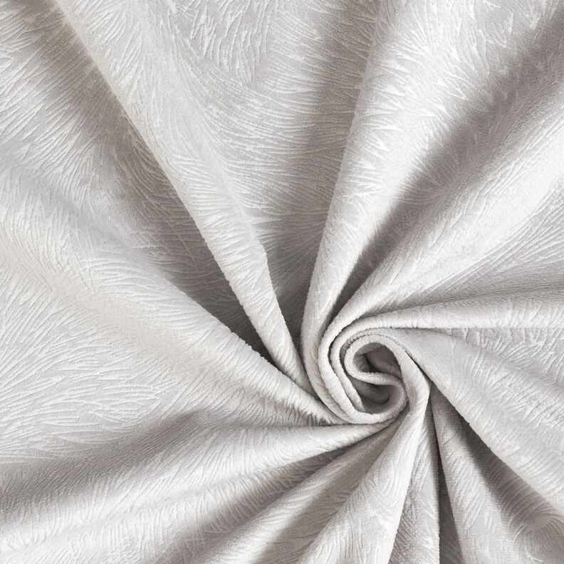 Decoratiefluweel Abstracte takken – zilvergrijs,  image number 3