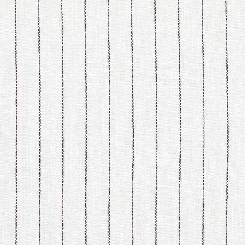 Viscose-linnen-mix brede naaldstrepen – ecru/zwart,  image number 1
