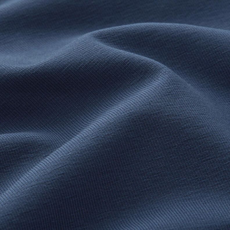 Katoenjersey medium effen – jeansblauw, image number 4