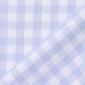 Katoenen stof Vichy ruit 1 cm – licht jeansblauw/wit,  thumbnail number 3