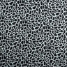 Viscosestof luipaardpatroon – lichtblauw/zwart,  thumbnail number 1