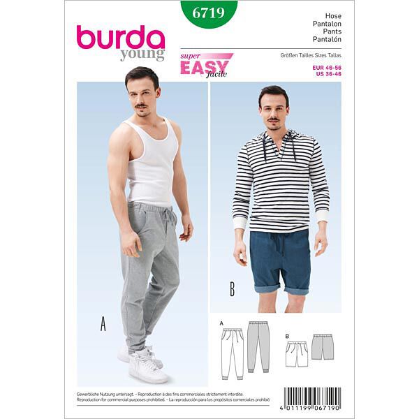 Broek, Burda 6719, image number 1