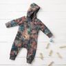 Softshell Abstract patroon – anthraciet/druif,  thumbnail number 7