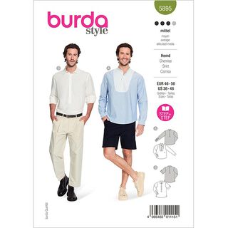 Overhemd  | Burda 5895 | 46-56, 