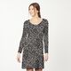 Viscose jersey druppels – zwart/wit,  thumbnail number 6