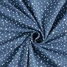 Katoenjersey onregelmatige punten – jeansblauw,  thumbnail number 3