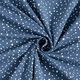 Katoenjersey onregelmatige punten – jeansblauw,  thumbnail number 3