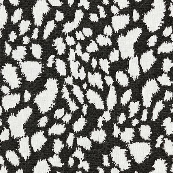 Jacquardjersey stippenpatroon – zwart/wit,  image number 1