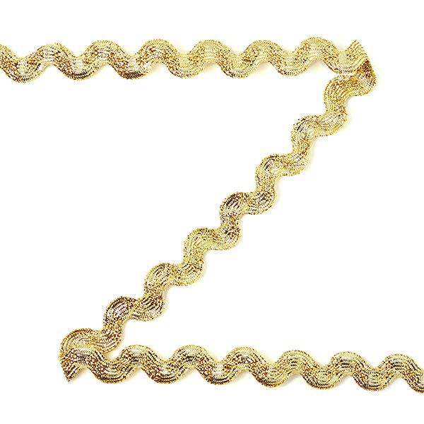 Zigzagband lurex [12 mm] - goud metalen,  image number 1