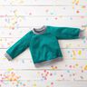 Lichte French Terry effen – smaragdgroen,  thumbnail number 7