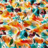 Viscose-linnen-mix gestileerde bloemen – ecru/oranje,  thumbnail number 2