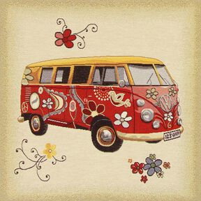 Gobelinstuk Bonte Bulli VW, 