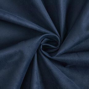 Bekledingsstof Nubuck-imitatie – nachtblauw, 
