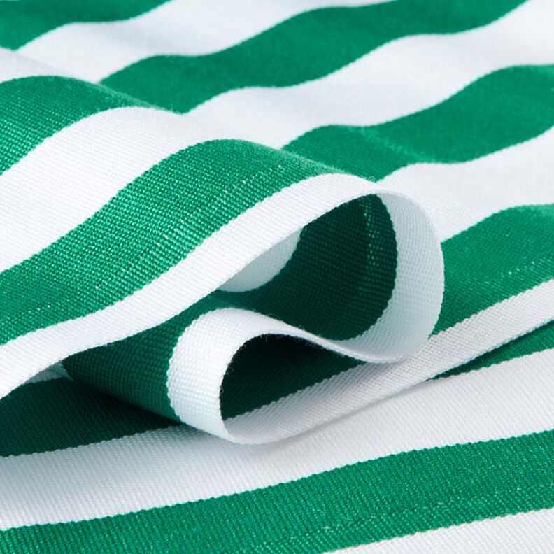 Outdoor Ligstoel stof Lengtestrepen 45 cm – groen,  image number 2