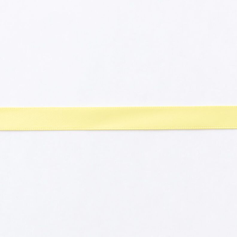 Satijnband [9 mm] – citroengeel,  image number 1