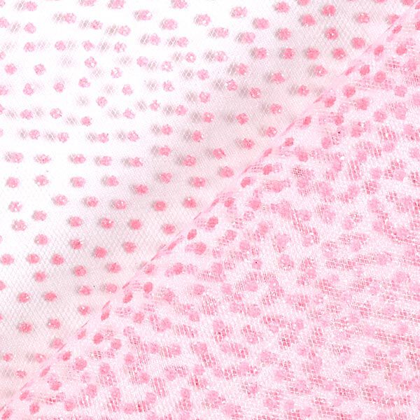 Glitzertüll Minipunkte – roze,  image number 3