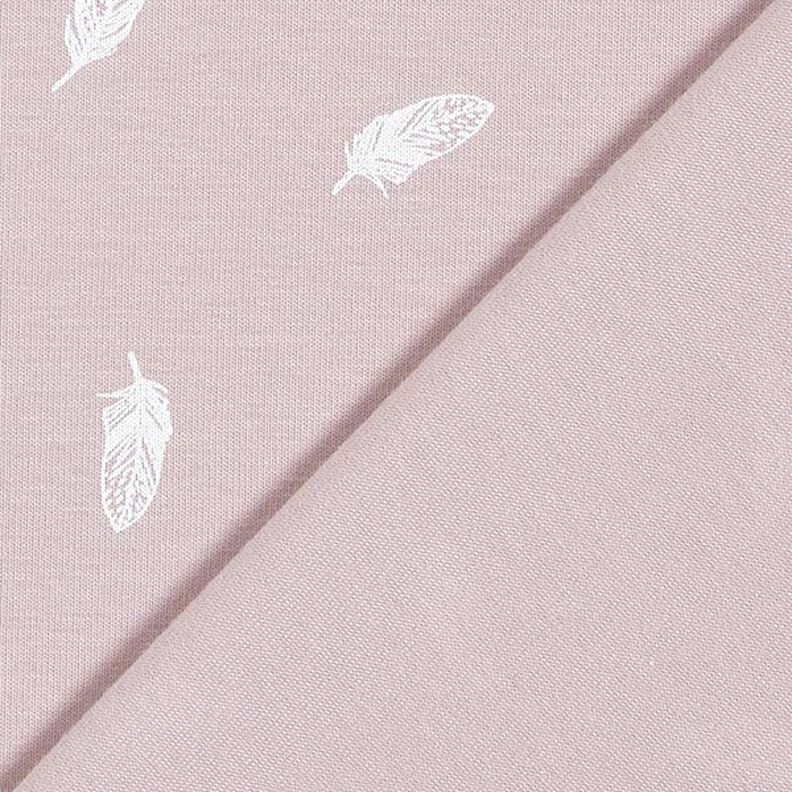 Katoenjersey Veren – pastelviolet,  image number 4