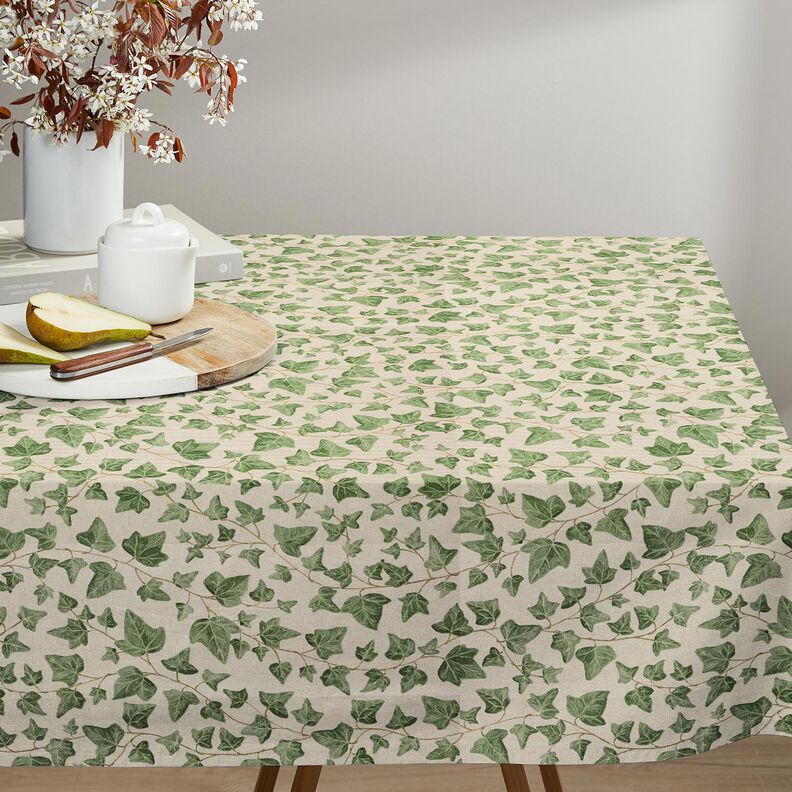Decostof Half panama Klimop – natuur/groen,  image number 7