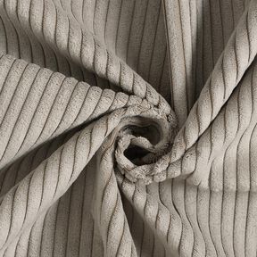 Bekledingsstof zacht corduroy – licht taupe, 