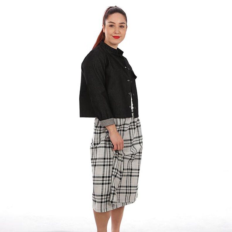 MEVROUW CLEO Korte jas met opstaande kraag en grote opgestikte zak | Studio Schnittreif | XS-XXL,  image number 14