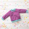 Lichte French Terry effen – roodlila,  thumbnail number 11