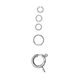 Veerringset groot [5-delig], Jewellery Made by Me | Rico Design - zilver,  thumbnail number 1