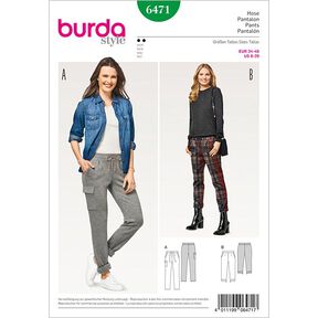 Broek | 3/4-broek, Burda 6471 | 34 - 46, 