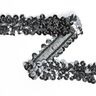 Elastische paillettenboord (20 mm) 11 – oudoudzilver metalen metalen,  thumbnail number 1