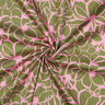 Katoensatijn Magnolia | Nerida Hansen – pistache/roze,  thumbnail number 3