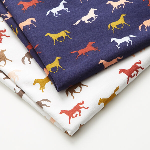 GOTS katoenjersey paarden | by Poppy – ecru, image number 5