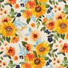 Mousseline/dubbel gehaakte stoffen Zonnebloem weide Digitaal printen | Poppy Fabrics – creme,  thumbnail number 1