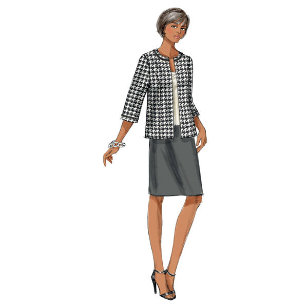 Jas|jurk|rok|broek, Butterick 5719|34 - 42, image number 8