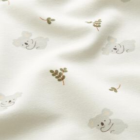 Katoenjersey vermoeide koala's – ecru, 