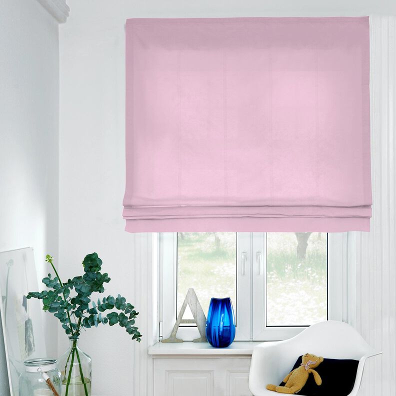 Puur linnen zwaar Effen – pastelviolet, image number 5