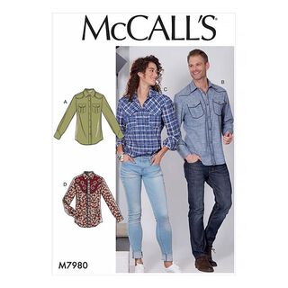 Overhemd, McCall‘s 7980 | 34-42, 