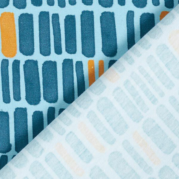 GOTS Katoenjersey Strepen | Tula – babyblauw, image number 4