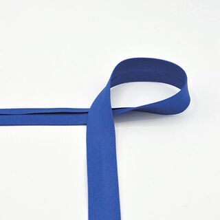 Katoen–Biasband Popeline [20 mm] – koningsblauw, 
