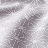 Katoenen stof Cretonne Japanse sterren Asanoha – grijs,  thumbnail number 2