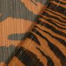 Chiffon met glitter krijtstrepen tijgerprint – zwart/koper,  thumbnail number 4