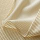 Organza lurex strepen – ecru/goud,  thumbnail number 3