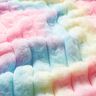 Gezellige fleece geribbelde regenboog – blauwgrijs/pink,  thumbnail number 2