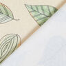 Decostof Half panama getekende bladeren – lichtbeige/riet,  thumbnail number 4