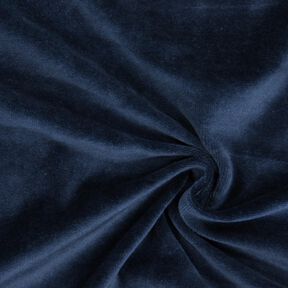 Nicki stof effen – marineblauw, 