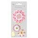 Pop-up knutselset Flower Power  – roze,  thumbnail number 2