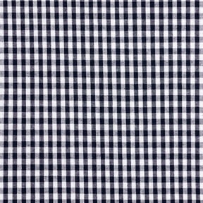 Katoenen stof Vichy ruit 0,5 cm – zwart blauw/wit, 