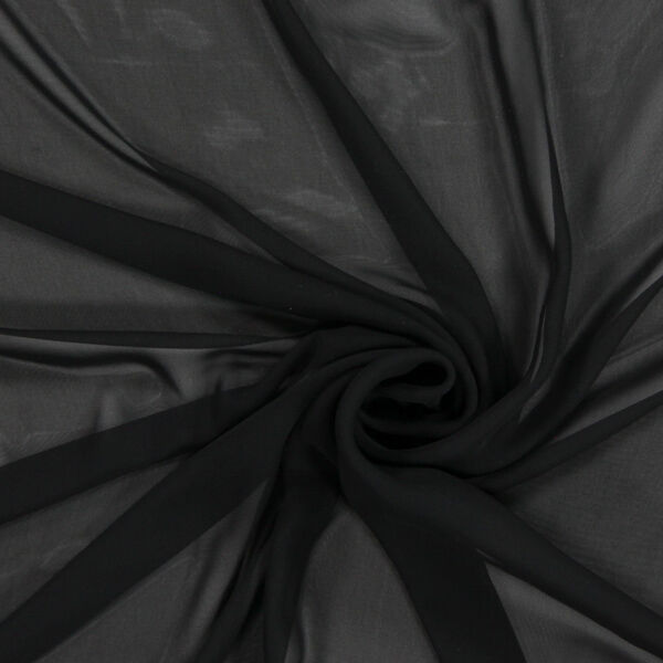Chiffon – zwart,  image number 1